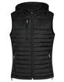 Dames Hoodie Bodywarmer HRM 1302 Zwart